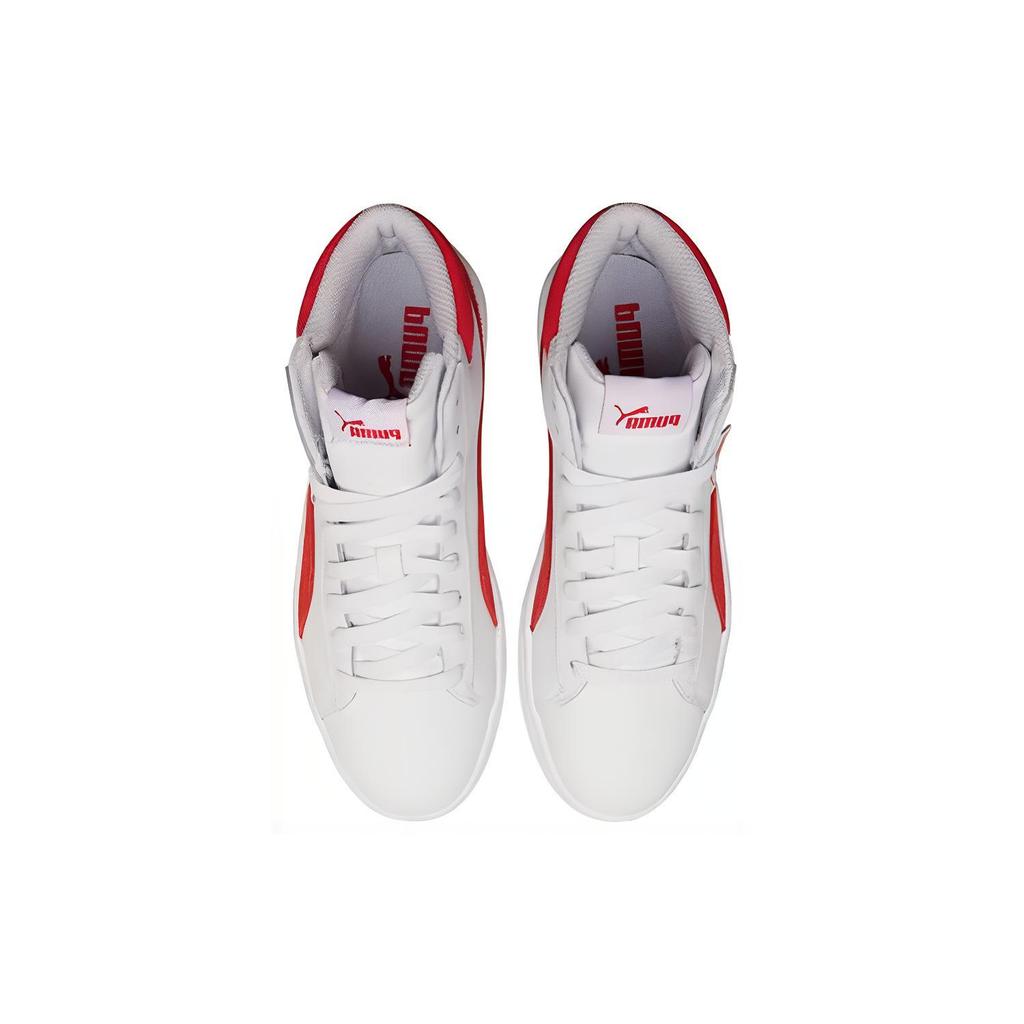 New PUMA Waterproof And Wear resistant High Top Skateboard Shoes Unisex Bright Red 359169-11