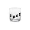 Halloween Flower Tumbler with Polka Dot Decals