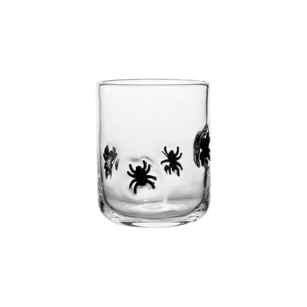 Halloween Flower Tumbler with Polka Dot Decals