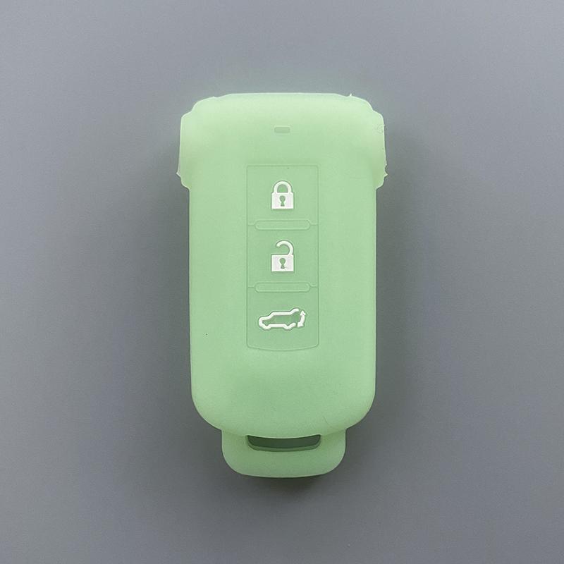 Silicone Car Key Cover Case for Mitsubishi Delica D5 Outlander 2014 Pajero Remote Key Car Accessories Bag