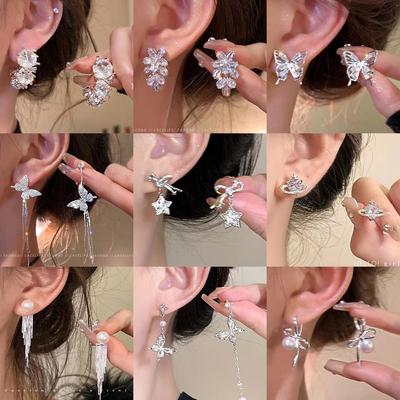 Sommerfugl zirkon øredobber: Luksuriøs, Allsidig, Høst/Vinter-Trend