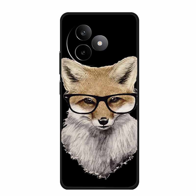 Phone Case For Xiaomi Redmi K80 Ultra Case Soft Black Silicone Cartoon Cat TPU Funda For Redmi K 80 Ultra Case Coque 6.83" Shell