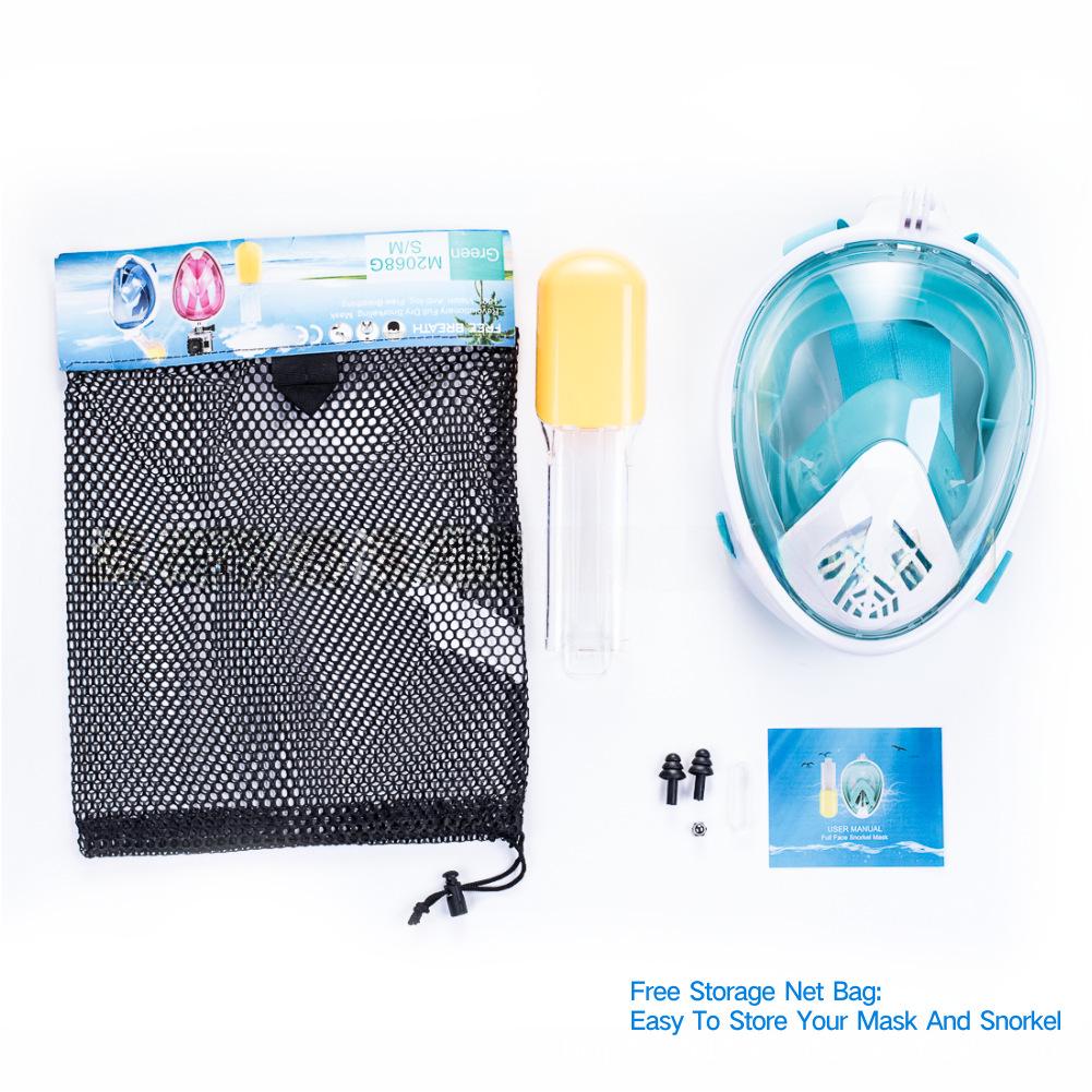 Snorkeling and Diving Goggles with GoPro Mount