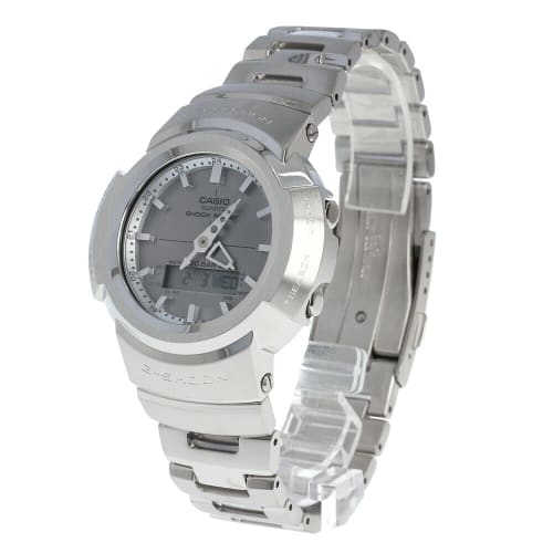 Casio G-Shock Men's Analog-Digital Watch, Full Metal, Radio-Controlled, Solar-Powered, AWM-500D-1A8