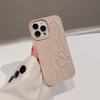 Glitter Candy Color 3D Folds Texture Phone Case For iPhone 15 11 12 13 14 Pro Max Fashion Irregular Ripple Shockproof Soft Cover