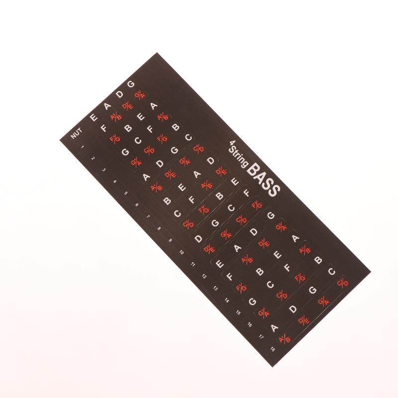 1Pc Beginner Musical Scale Frets Note Decal Guitar Scales Stickers Fretboard Sticker Guitar Note Sticker Guitar Chord Stickers
