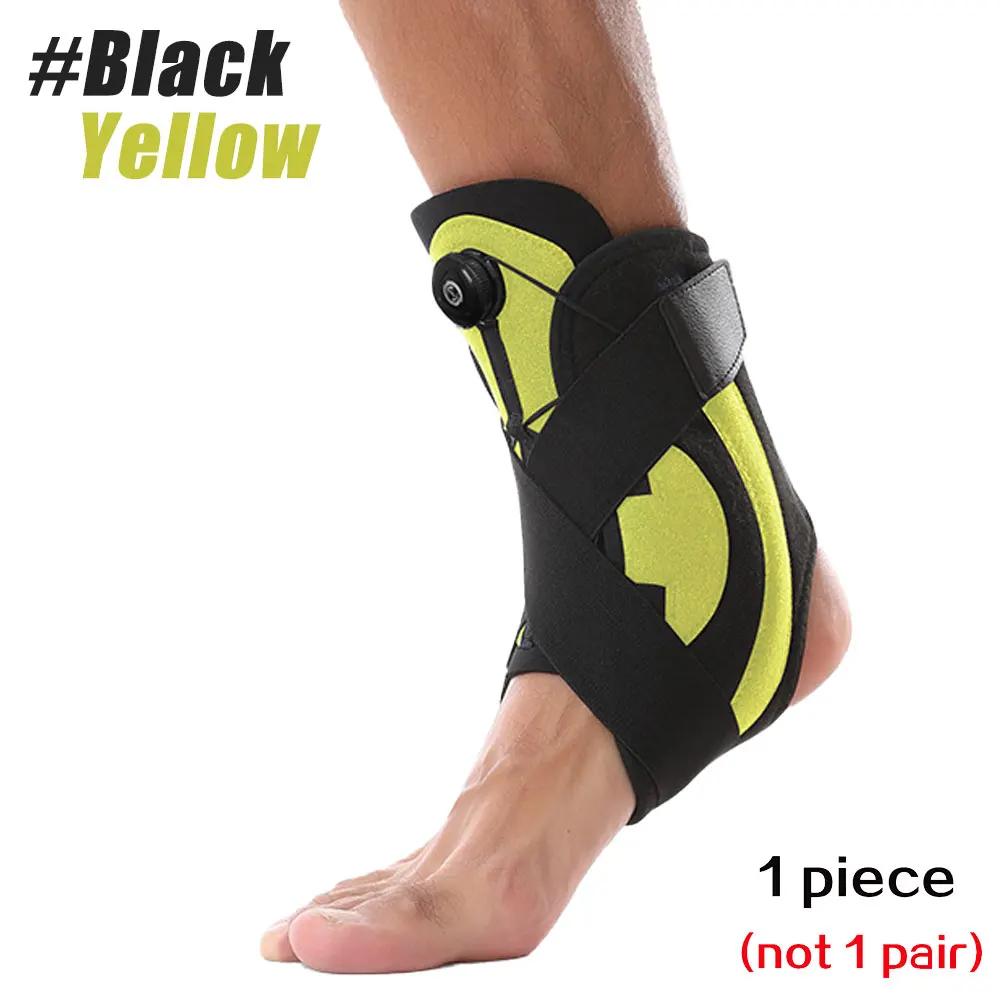 Adjustable Knob Maximum Ankle Support Brace For Sprained Ankle,Tendonitis,Achilles, Plantar Fasciitis, Swelling,Injury Recovery