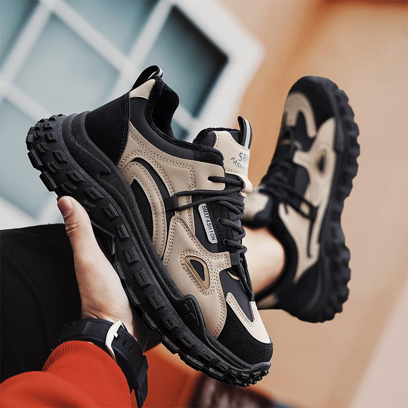 Fashion Sneakers Men New Casual Sport Walking Shoes Men Outdoor High Top Shoes Comfortable Warmed Boots For Men 2024