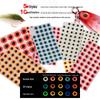 50-Pack 3D Luminous Bionic Fish Eyes for Fly Fishing and Fly Tying
