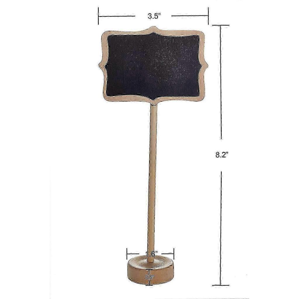 15 Stück Kleine Tafel Holzhalter Schilder Tischkarten Für Tischanhänger Schilder fg2025031703144
