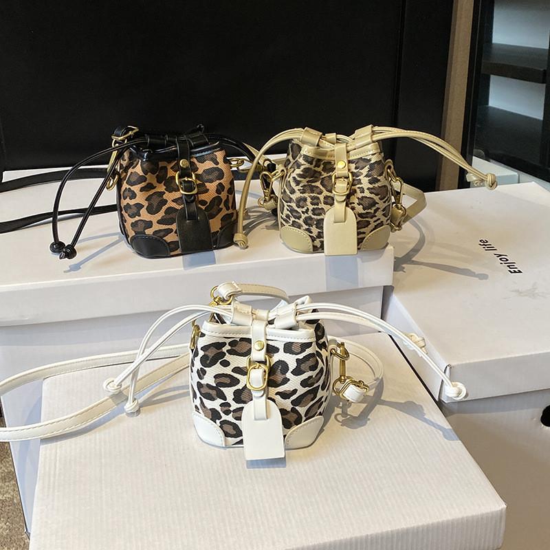 And Modern Cool Leopard Print Mini Drawstring Bag For Boys And Girls Perfect For Preschool