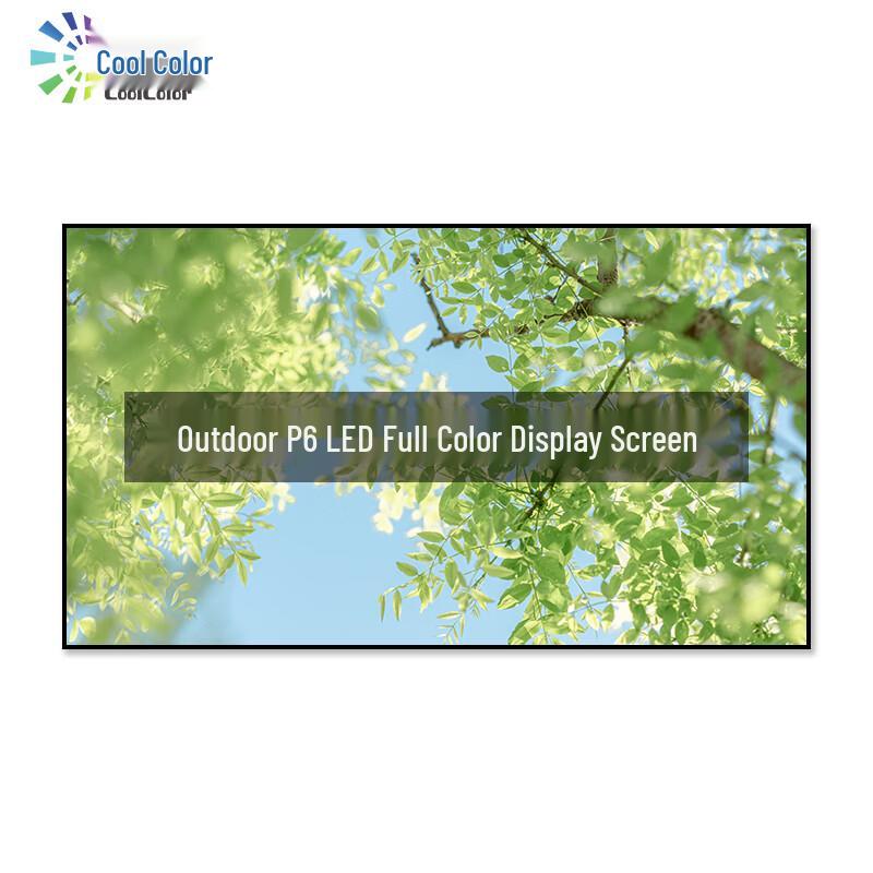 CoolColor Outdoor P6 HD LED Advertising Display CN Plug (adapter Included)