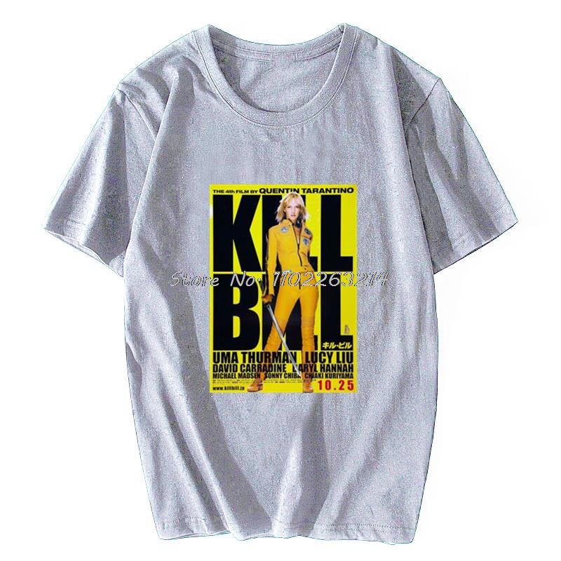 Kill Bill 2003 Bojové umění Japonský filmový plakát Tričko Letní tričko Unisex Bavlna Oversized Streetwear Harajuku Trička