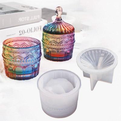 Jewelry Box Resin Casting Molds Silicone DIY Storage Box Containers Epoxy Mold New