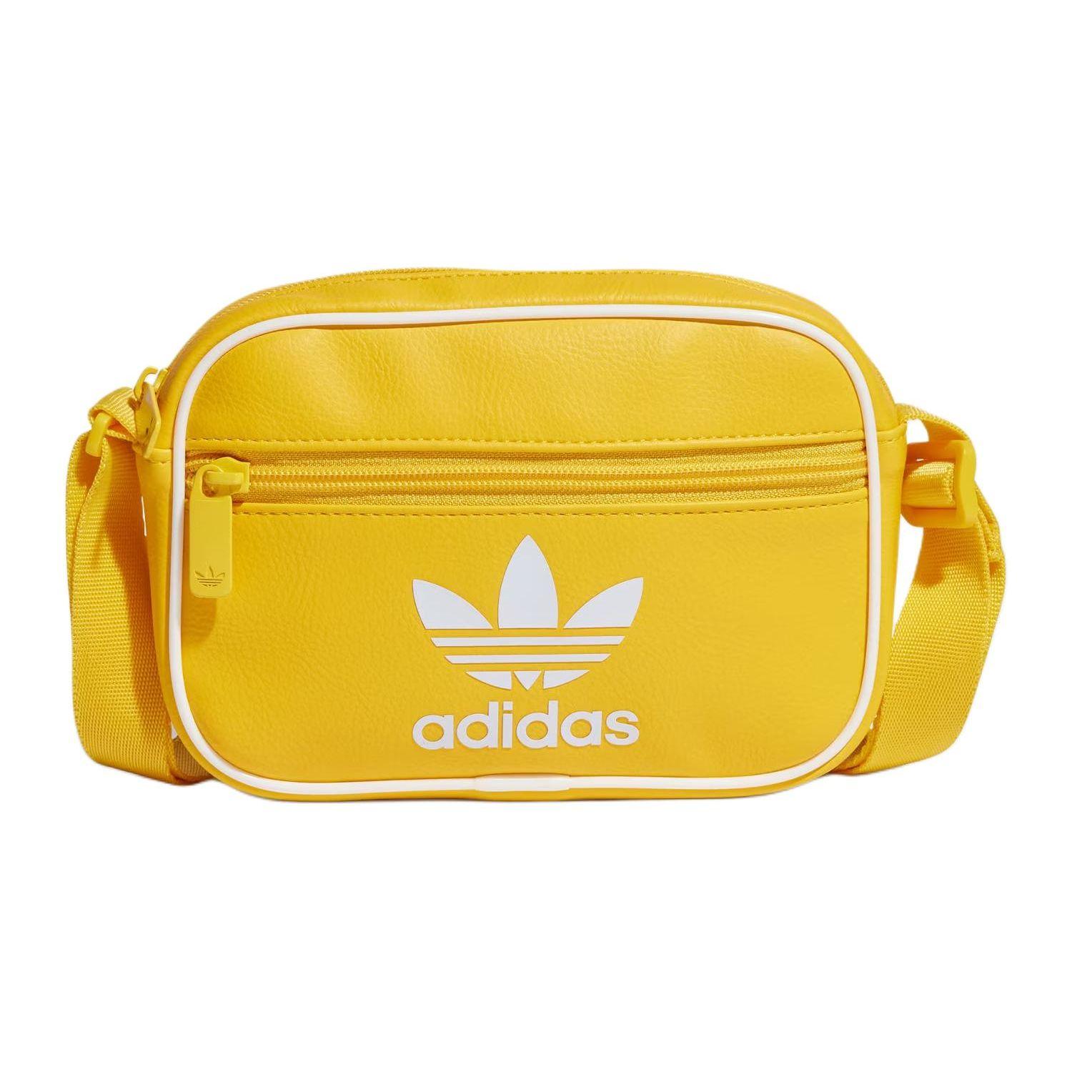

adidas Adicolor Classic Mini Airliner Bag Bold Gold Unisex Streetwear IS4387 Sunlight Yellow