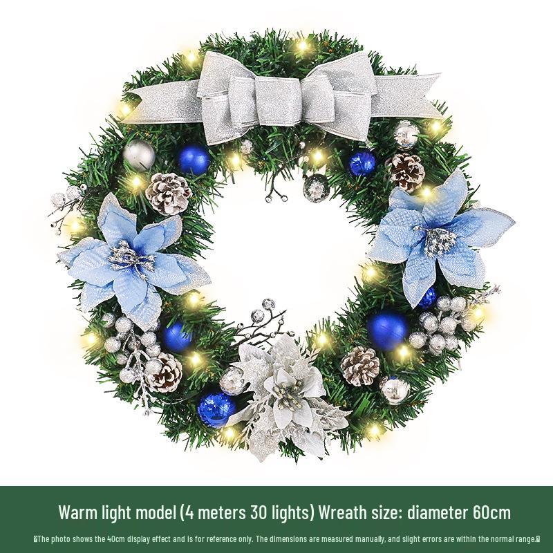 30/40cm Christmas Vine Wreath: New Style Holiday Decoration