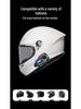 K18 Bluetooth Motorcycle Helmet Headset with LCD Screen, FM Radio, EQ Sound Settings, and Power Display.