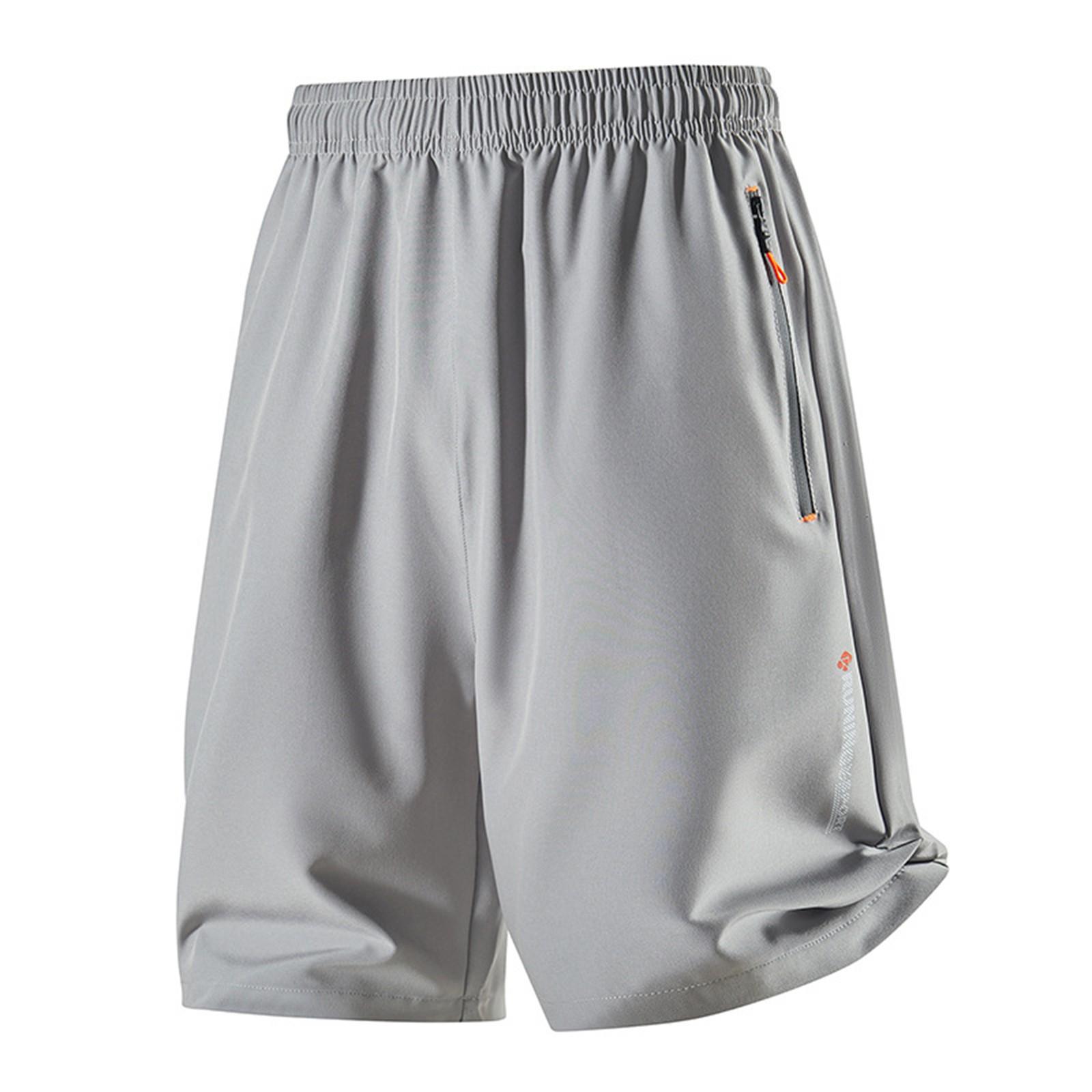 

Мужские летние спортивные и повседневные быстросохнущие свободные шорты до колена XL