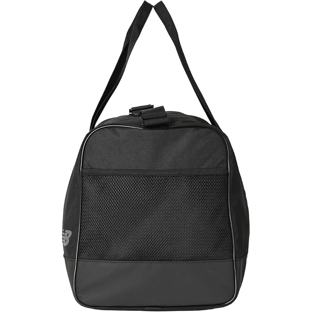 New Balance Essential Medium Duffle Bag (LAB53517) Boston Bag, Duffle Bag, Large Capacity, Black, One Size