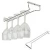 Wine Glass Rack Champagne Holder Storage Shelf Organizer Display Stainless Steel