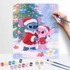 Disney Christmas Oil Painting Hand Painting Coloring Painting Handmade Diy Home Decoration Gift