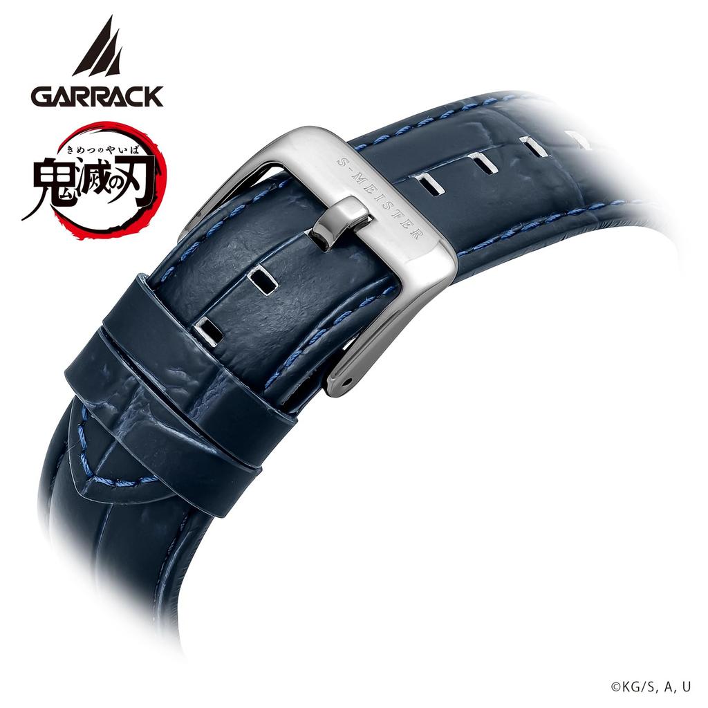GARRACK Demon Slayer Kimetsu no Yaiba Tokito Muichiro Collaboration Automatic Watch 5 ATM Water Resistant Mineral Glass Multicolor Dial Unisex