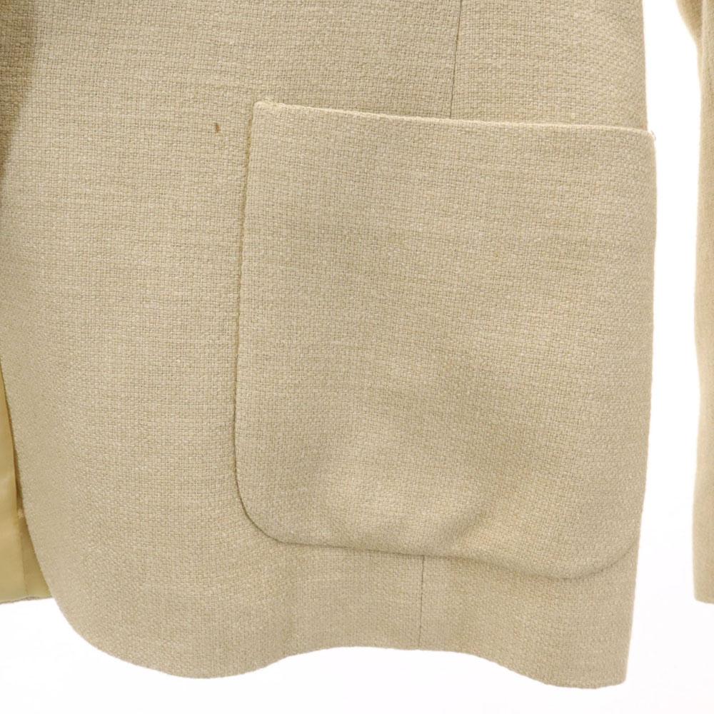 MAX MARA Made in Italy Silk Blend tailored jacket 44 beige blazer Women Used