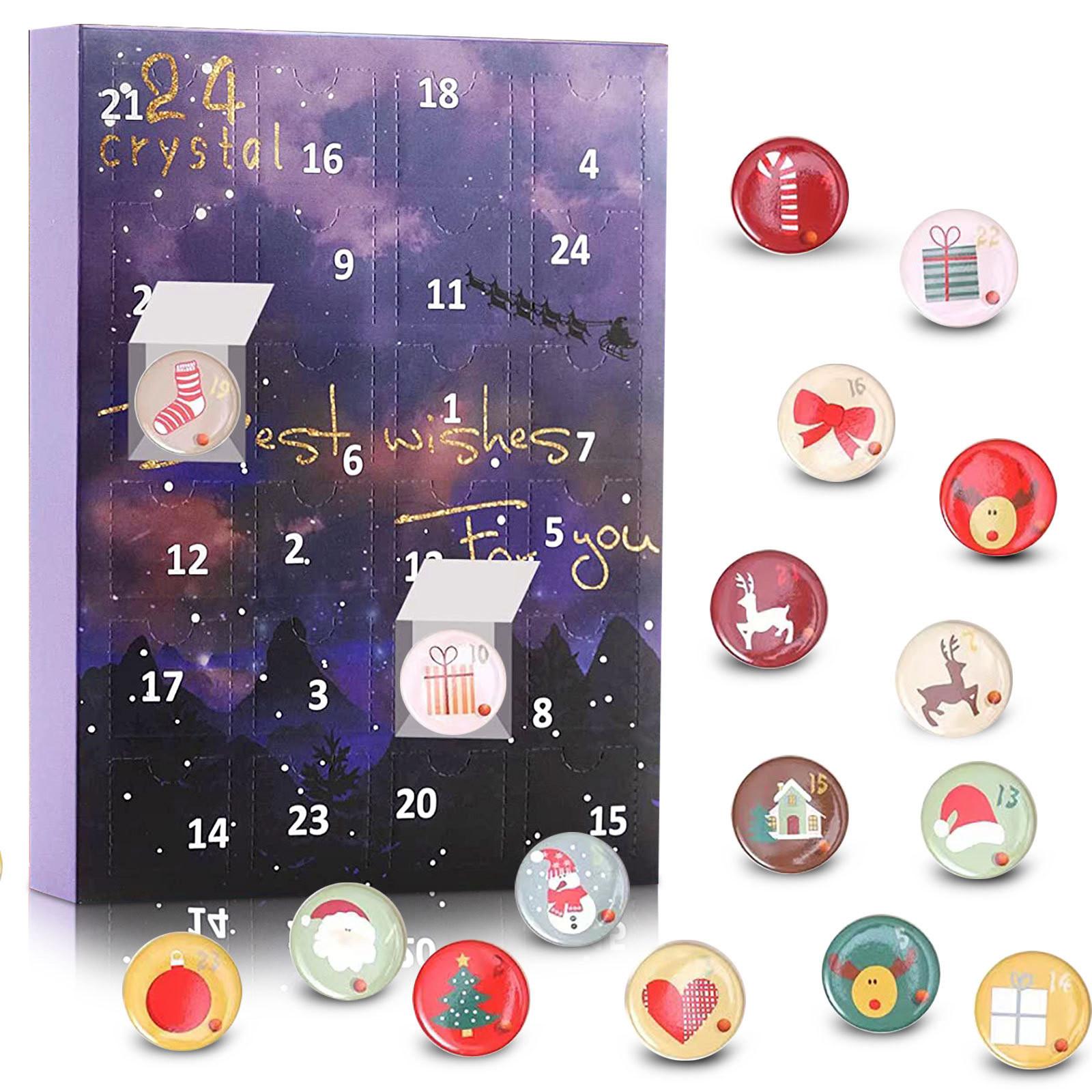

Christmas 24 Arrival Calendar Medals Countdown Calendar Cross Border Popular Children s Christmas Gifts One Size