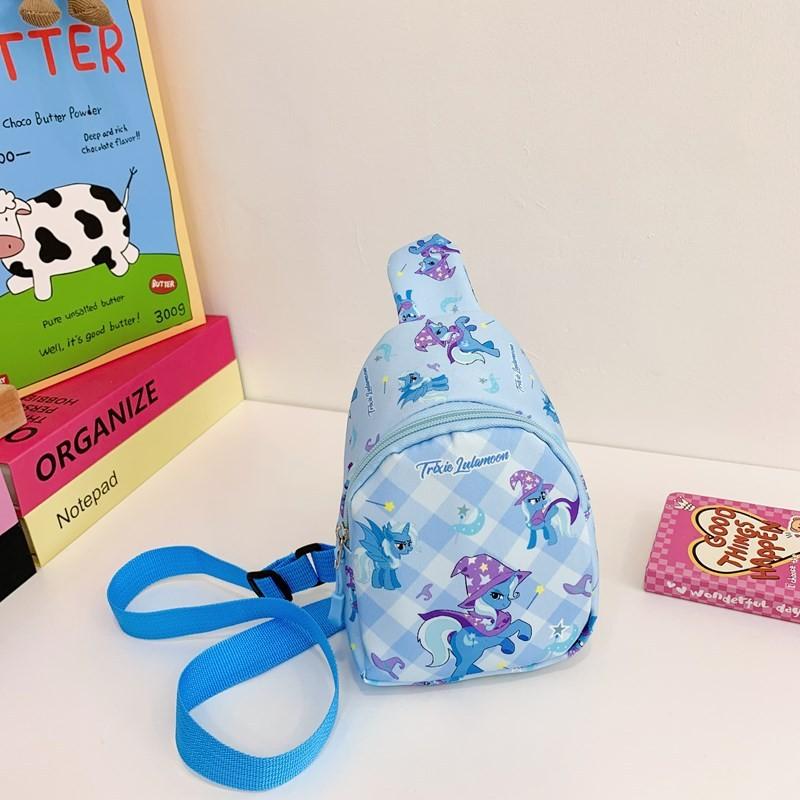 Unicorn Kids Whimsical Chest Bag Ultra Lightweight Nylon Backpack For Everyday Adventures