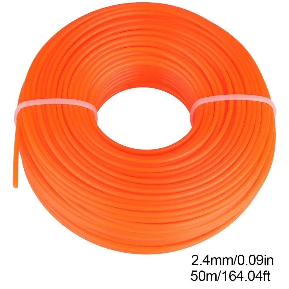 

A cutting line that meets your gardening needs Two point four mm diameter round nylon cord measuring fifty meters long China Mainland