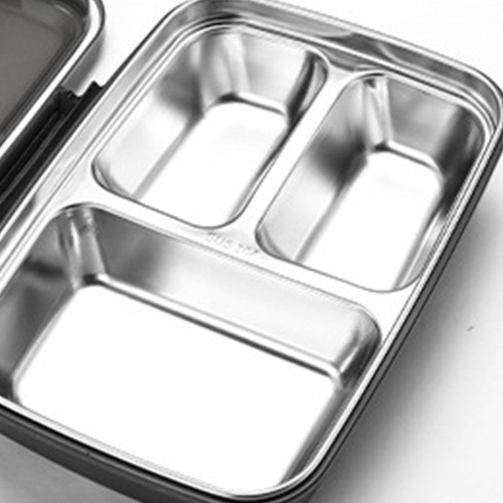 Stainless Steel Divides Food Container Sealed Lunch Container Food Storage Crisper  Travel