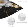Black White Gold Flower Pillow Cover Soft Cushion Cover Novelty Pillow Case For Sofa Home Decoration
