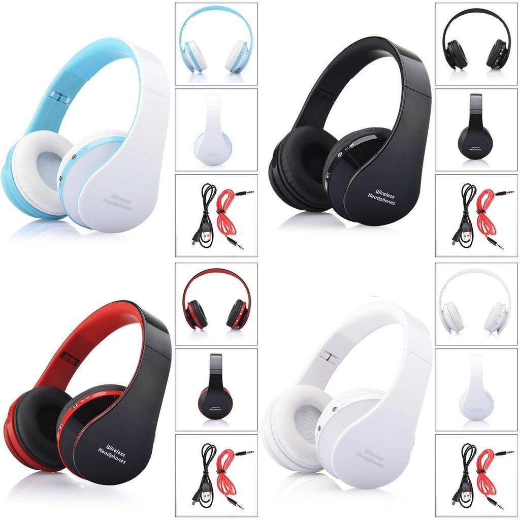 Wireless Folding Headset Bluetooth Stereo Headphones Earphone For Iphone Samsung