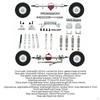 RC Car Metal Upgrade Kit All-Terrain Rear Axle Fixing Component Simple To