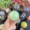 Polished Natural Crystal Ball Ornaments: Exquisite Raw Stone Office Decoration