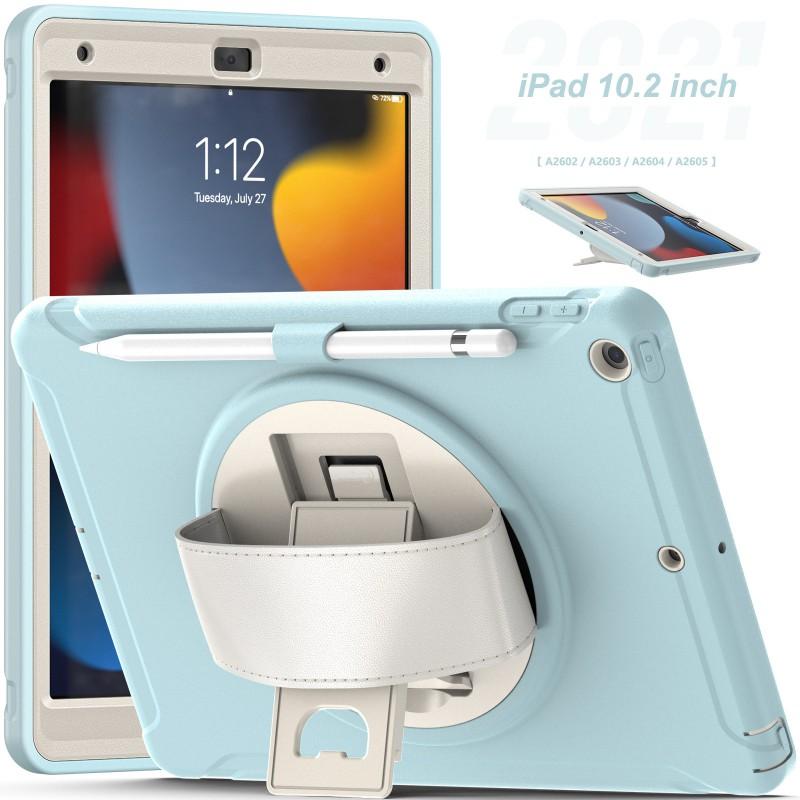 Shockproof Full Cover Tablet Case With Stand IPad 9.7 10.2 Mini 5 Pro 10.5 TPE Protective Shell
