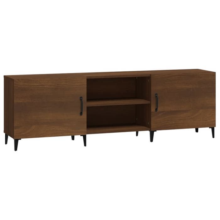 VidaXL Meuble TV Chêne marron 150x30x50 cm Bois d'ingénierie 817506