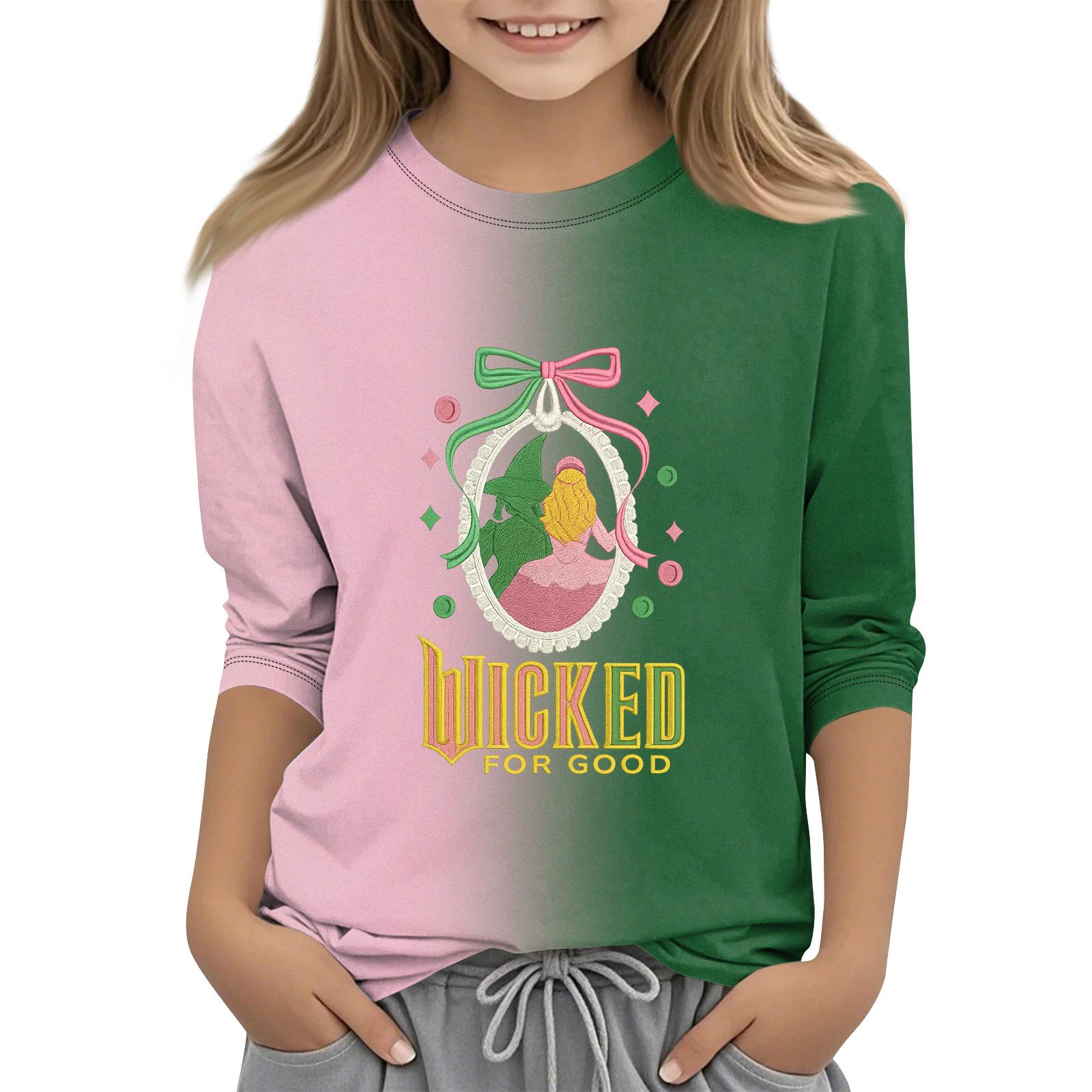 

Children s 3/4 Sleeve Independence Day Printed Round Neck Casual T-shirt 110