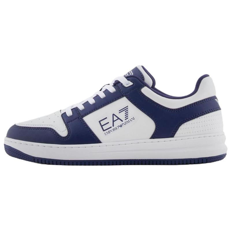 

Emporio Armani EA7 Round Toe Lace-Up Low-Top Sneakers Unisex sneakers Blue X8X189XK404U458 43⅓