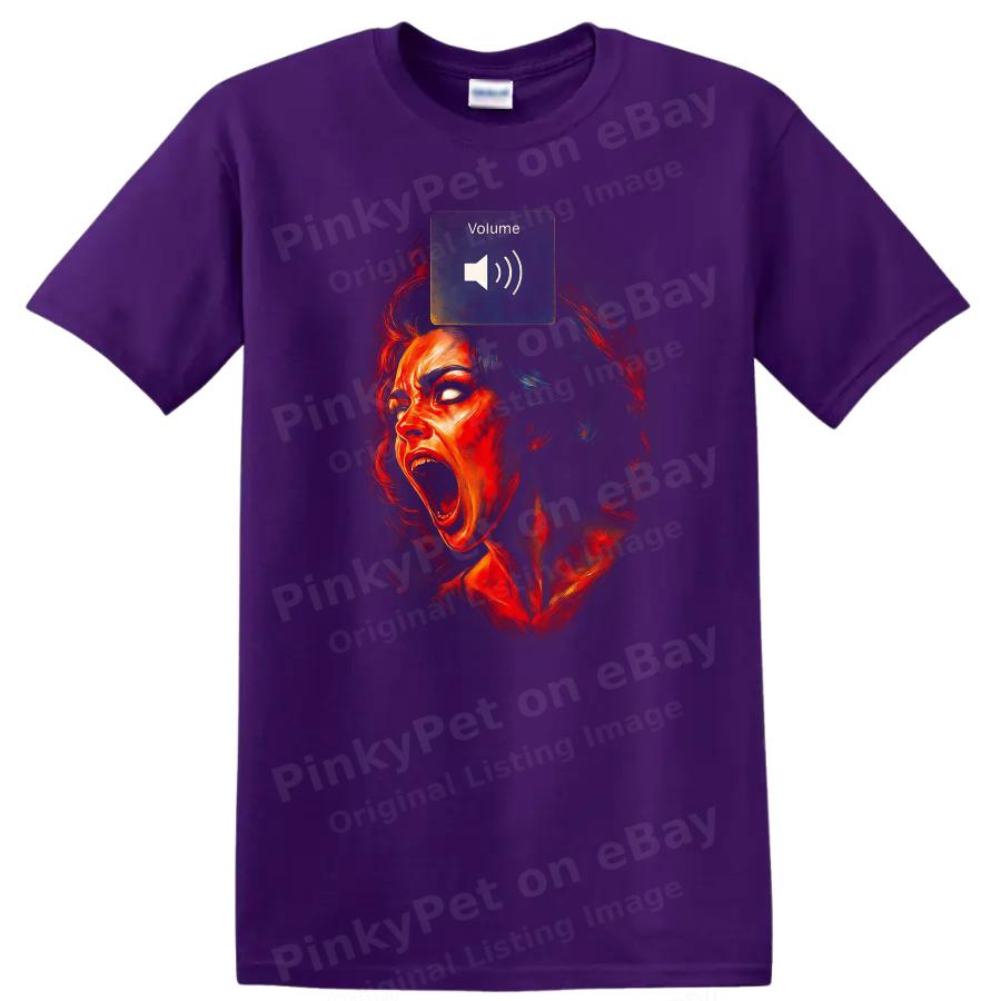 Screaming Woman Graphic T Shirt Dark Urban Streetwear Art Tee