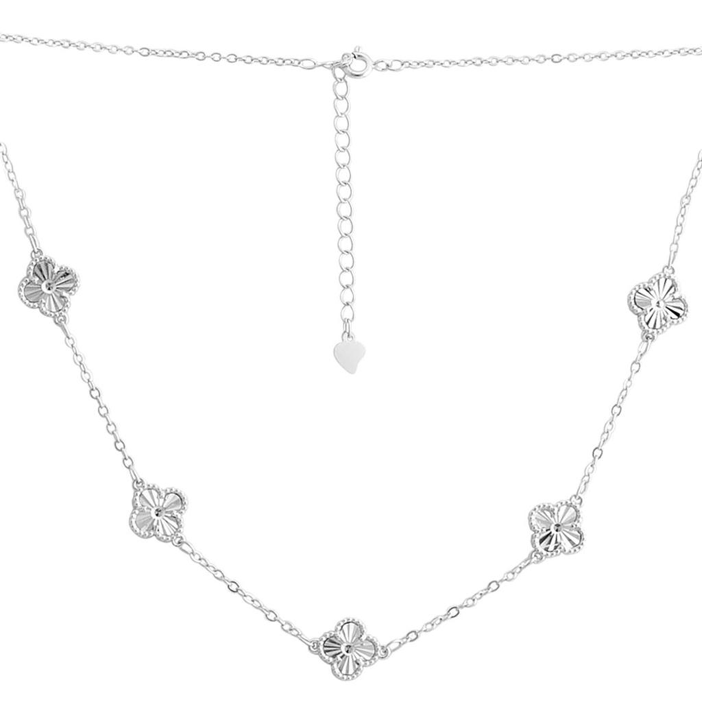 Серебряное колье с без камней, вес изделия 6,58 гр (2190646)