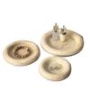 Modern Natural Marble Handmade Telazzo Vanity Decorative Tray for Jewelry Coffee Table Bedroom-Versatile Use Weddings Ramadan
