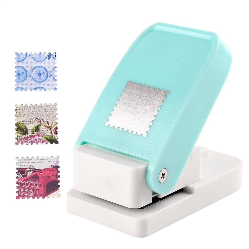 Stamp Puncher Precise Square Rectangle Postage Stamp Design Craft Puncher for Scrapbooking Card Making Journal Album Photo Arts