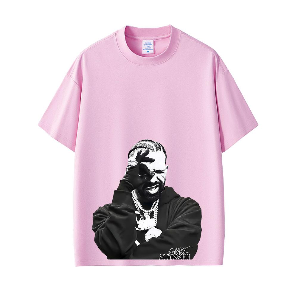Rapper Drake Merch T-shirts Men Women Hip Hop Fashion Popular T Shirts Men's Short Sleeve T-shirts