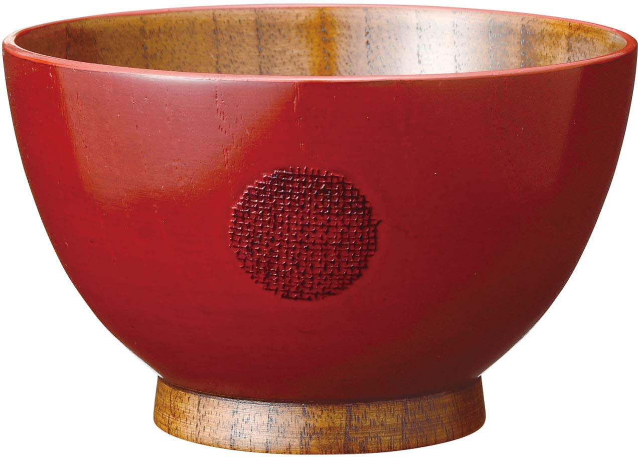 Ase Shinzo Shoten Soup Bowl Komari Negoro F0313 Brown коричневый