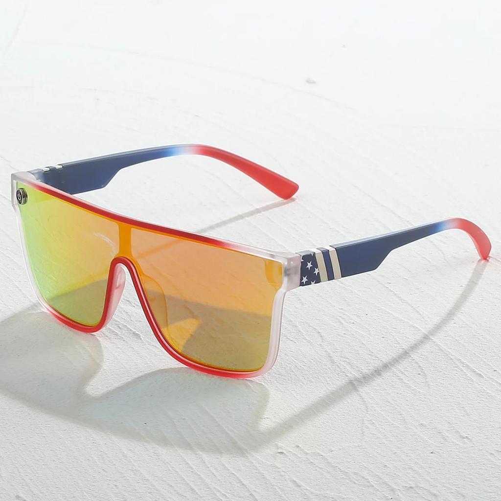 Fashion Sunglasses Men Women Outdoor Large Frame Oversized Sports Goggle Beach Sun Glasses Colorful Uv400