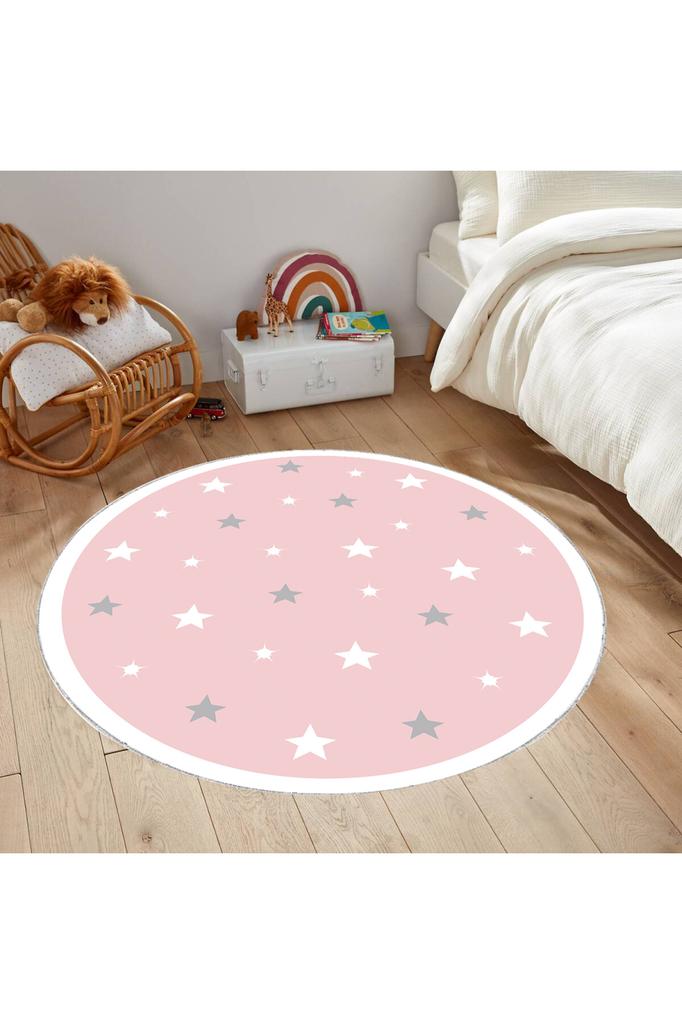 Rovigo Home Washable Round Printed Carpet RHM7074