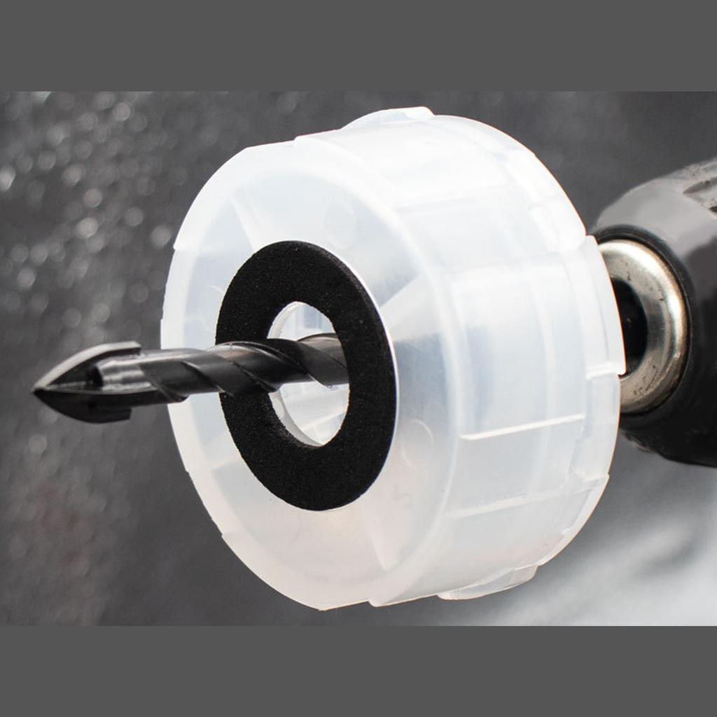 Quiet Dust Guard for Drills Reducing Noise Via Shock Absorbing Washer Providing Stable Comfortable Drilling Experience