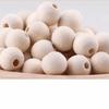 50pcs with Hole Round Wooden Beads 20mm Size Unpainted Wood Beads Wood Beads  DIY Jewelry Making