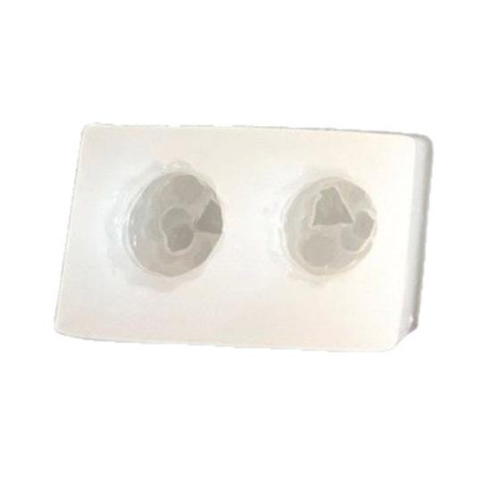 4 Peças Molde de Silicone de Grau Alimentício para Fabricante DIY de Pingentes e Chaveiros Fofo Donut Cachorro Chinelo Decoração de Bolo Molde de Cera de Geléia de Fácil Liberação